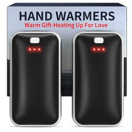Lerat Hand Warmers Rechargeable, 2 Pack Electric Hand Warmer, Reusable Portable Pocket Heater USB Handwarmers, Gifts for Men, Women, Indoor, Outdoor, Hiking, Skiing, Camping, Hunting Accessories