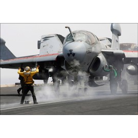 History Galore 24"x36" Gallery Poster, EA-6B Prowler (VAQ) 138 USS John C. Stennis (CVN 74)