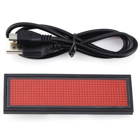 LED Sign Display, Display Board, Electronic Component, Other Electronic Components for Name Badges, Supports English, European Signs, Numbers, Symbols and Global Language