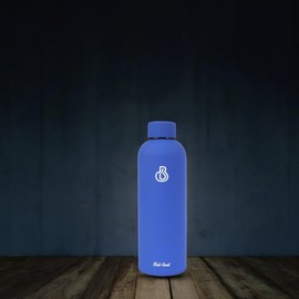 Bold Secret Premium Stainless Steel Flask Water Bottle -19oz, Insulated Double Wall Vacuum Flask, 304 Grade Heavy Duty Leak-Proof, Ideal for Hot and Cold Beverages, Gym, Travel (BLUE)