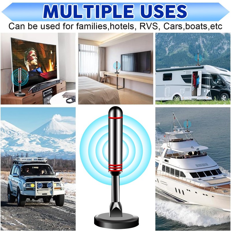 TV Antenna for Smart TV Indoor, Digital Antenna for TVs