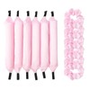 6PCS Lazy Hair Curler Set with Button Foam Rollers Big