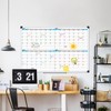 XBoard Magnetic Calendar Whiteboard 36" x 24", 4 Months Calendar