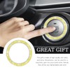 Gasedin Gasedin Car Engine Start Stop Decoration Ring, Sparkling Crystal