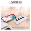 Importeek 20pz Multicargador Hub Adaptador 4 Puertos Usb Universal
