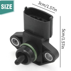 Hoypeyfiy 393002G000 Manifold Pressure Sensor Replacement for Hyundai Santa Fe Sport, Replacement for Hyundai Sonata 2011-2017, Replacement for Kia Forte Koup 2014, Repalces 393002G000