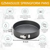 Springform mit Flachboden 24 cm runde Backform mit Antihaftbeschichtung, runde