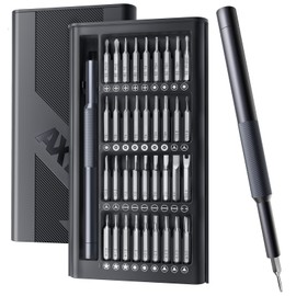 AXTH 37in1 Small Precision Screwdriver Set, Professional Magnetic Mini Repair Tool Kit for Phone, Computer, Watch, Laptop, Macbook, Ring Doorbell, Eyeglass, Electronic, [Bearing Steel] Screw Driver