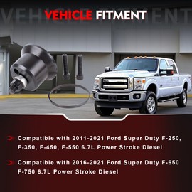 303-1509，303-1509-01 Power Stroke Front Crankshaft Seal Installer Compatible with 2011-2021 Ford Super Duty F-250 F-350 F-450 F-550 | 2016-2021 Ford Super Duty F-650 F-750 6.7L Power Stroke Diesel