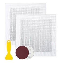 Lconvicely Drywall Repair Kit - Self-Adhesive Aluminum Wall Patch Repair Kit | Heavy-Metal Wall Hole Fixing Tools for Home, Rentals & Offices (2 Pack*6in)