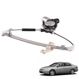 Predep Rear Left Driver Side Power Window Regulator with Motor Assembly Compatible for Honda Accord 2003-2007 Replacement 72750-SDA-A01, 72750-SDC-A01, 748-044