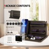 1TG Tactical Nightstand Organizer, Wood Phone Docking Station, Bedside Desk