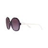 Vogue Eyewear Women's VO5410S Square Sunglasses, Transparent Violet/Violet Gradient, 56