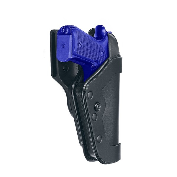 Uncle Mike's Mirage Plain Slimline Pro-3 Triple Retention Duty Holster (21, Right Hand)