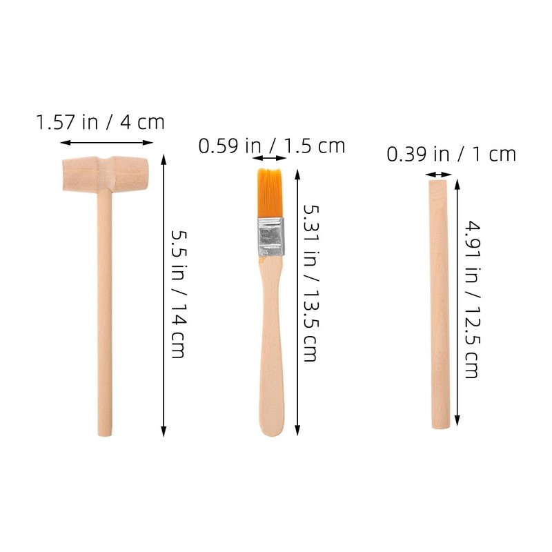 3 Sets of Excavation Tools: Archaeological Dig Tool Kit for