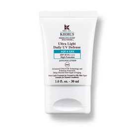 KIEHL´S Ultra Light Daily UV Defense Aqua Gel SPF 50 PA++++,Protector solar de textura ligera y refrescante, 30ML,