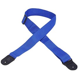 Levy's Leathers 2" Polypropylene Guitar Strap with Polyester Ends and Tri-glide Adjustment; Royal Blue (M8POLY-ROY)