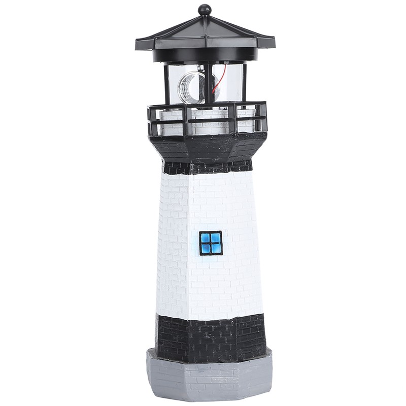 Outdoor Solar Power Rotating LED Light Landscape Lamp Garden Courtyard