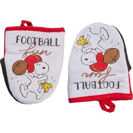Football Fun Neoprene Mini Oven Mitts, 2-Pack
