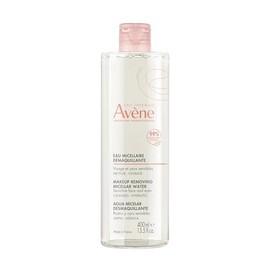 AVENE, Agua micelar desmaquillante facial, limpia, calma e hidrata, para piel sensible, 400ml