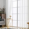 MIULEE Voile Curtains With Eyelets, Transparent Look, Made of Voile