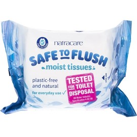 Natracare Safe To Flush Moist Tissues X 30