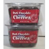 Trader Joe TJ Dark Chocolate covered Cherries 12oz 340g (Two