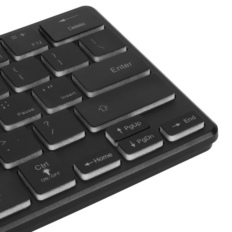 64 Keys RGB Backlit Keyboard USB Wired Gaming Keyboard Portable