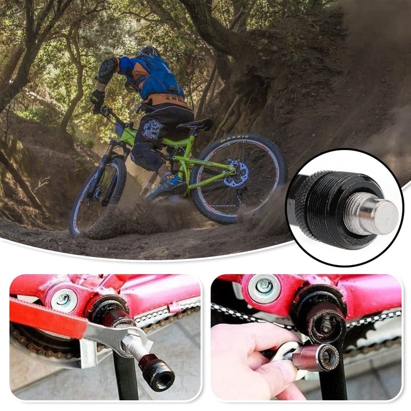 JIALWSJWAN Crank Removal Tool Universal Crank Remover Professional Bicycle Crank