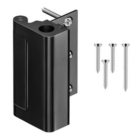 Tonitrui Ultra Security Door Lock, Door Reinforcement Lock for High Strength, Withstand 1200lbs to Prevent Unauthorized Entry (Black of 1 Pack)