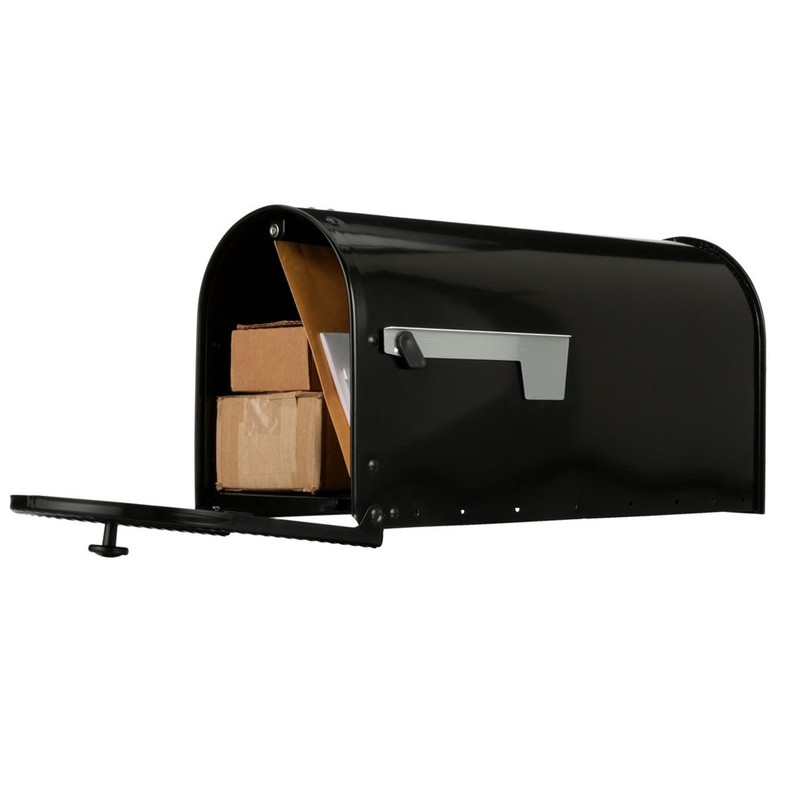 Gibraltar Mailboxes EM160B00 Edwards Rural Mailbox, Large, Black