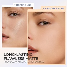 SACE LADY Face Powder Waterproof Sets Makeup, Controls Shine, Smooth Fine Lines for Flawless Lightweight Finish, Long Lasting Matte Compact Setting Powder Cosmetics Cruelty-free, 0.35oz (#03)