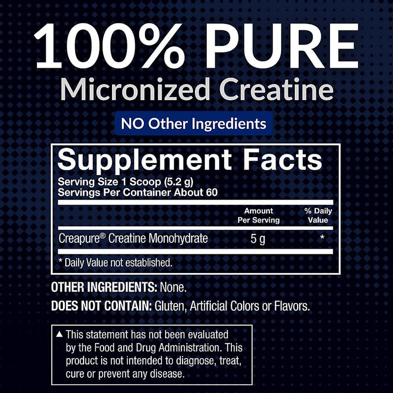 BodyTech Elite German Creatine with Creapure®, Creatine Monohydrate Powder for
