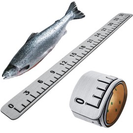 Foam Fish Ruler Fish Size Measuring Tape Measuring Board Tool Adhesive Accessory Marinetool for Boats Sailboats Yachts Kayaks(36 Inch)