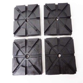 RECTANGLE RUBBER PADS Fits Wheeltronics Lift Ammco* Lift Magnum Lift set of 4 pads HD