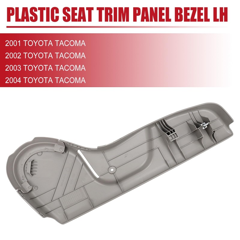 FEXON Driver Side Plastic Seat Trim Panel Bezel LH Gray
