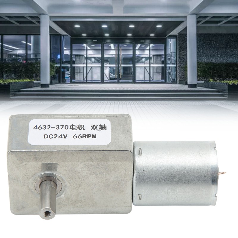 DC24V Double Shaft Worm Gear Motor 4632‑370 High Accuracy Speed