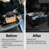 Blue,Rear Trunk Organizer Storage Box Bin Cooler Bag Collapsible Car