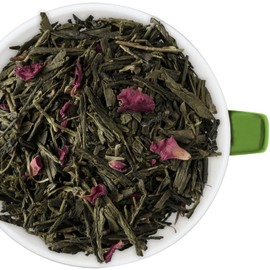 Bremer Gewürzhandel China Sencha Rose, loose, green tea with rose petals, for quiet moments, 5 x 100 g
