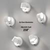 URSOLA Wall Light LED Wall Sconce with On/Off Switch USB