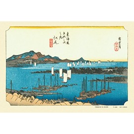 300-136 Jigsaw Puzzle Tokaido Gopick-up Sanji Ejiri "Tobo Sanbo" (10.2 x 15.0 inches (26 x 38 cm)