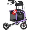 WALK MATE 3 Wheel Rollator Walker with Seat for Slim
