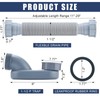 Nuanchu 2 Pcs Low Profile 1 1/2 P Trap with