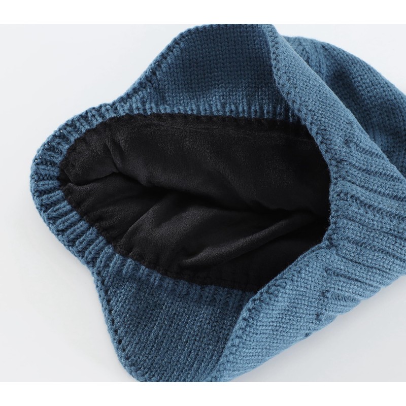 Home Prefer - Gorro de invierno para hombre con orejas,