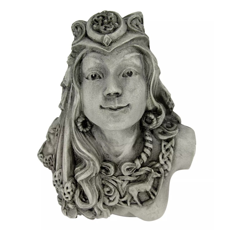 Small Celtic Goddess Rhiannon Bust by Dryad Design Welsh Druidry