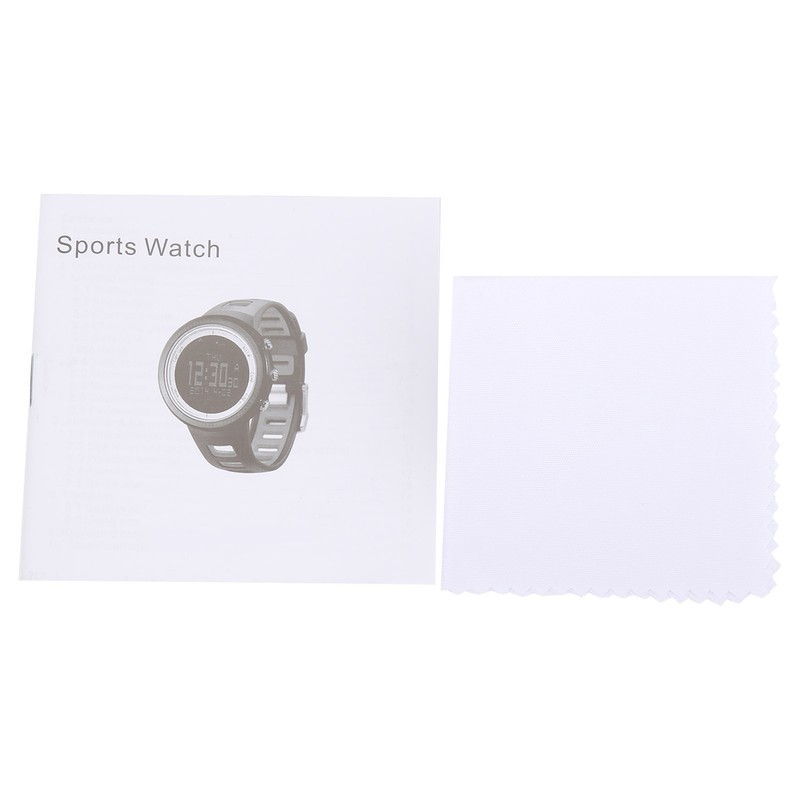 Men Mountaineering Watch Waterproof Digital Watch with Compass Pedometer Calorie