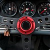 Improved Grip and Comfort Steering Wheel Center Cap with Modern
