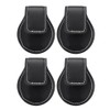 4PCS PU Leather Portable Compact Accurate Size Billiard Chalk Clip