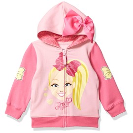 JoJo Siwa Baby Girls' Toddler Hoodie, Light Pink/Hot Pink, 3T
