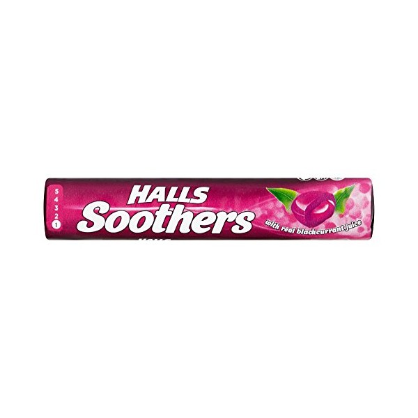 Halls Soothers Lozenges Blackcurrant 10